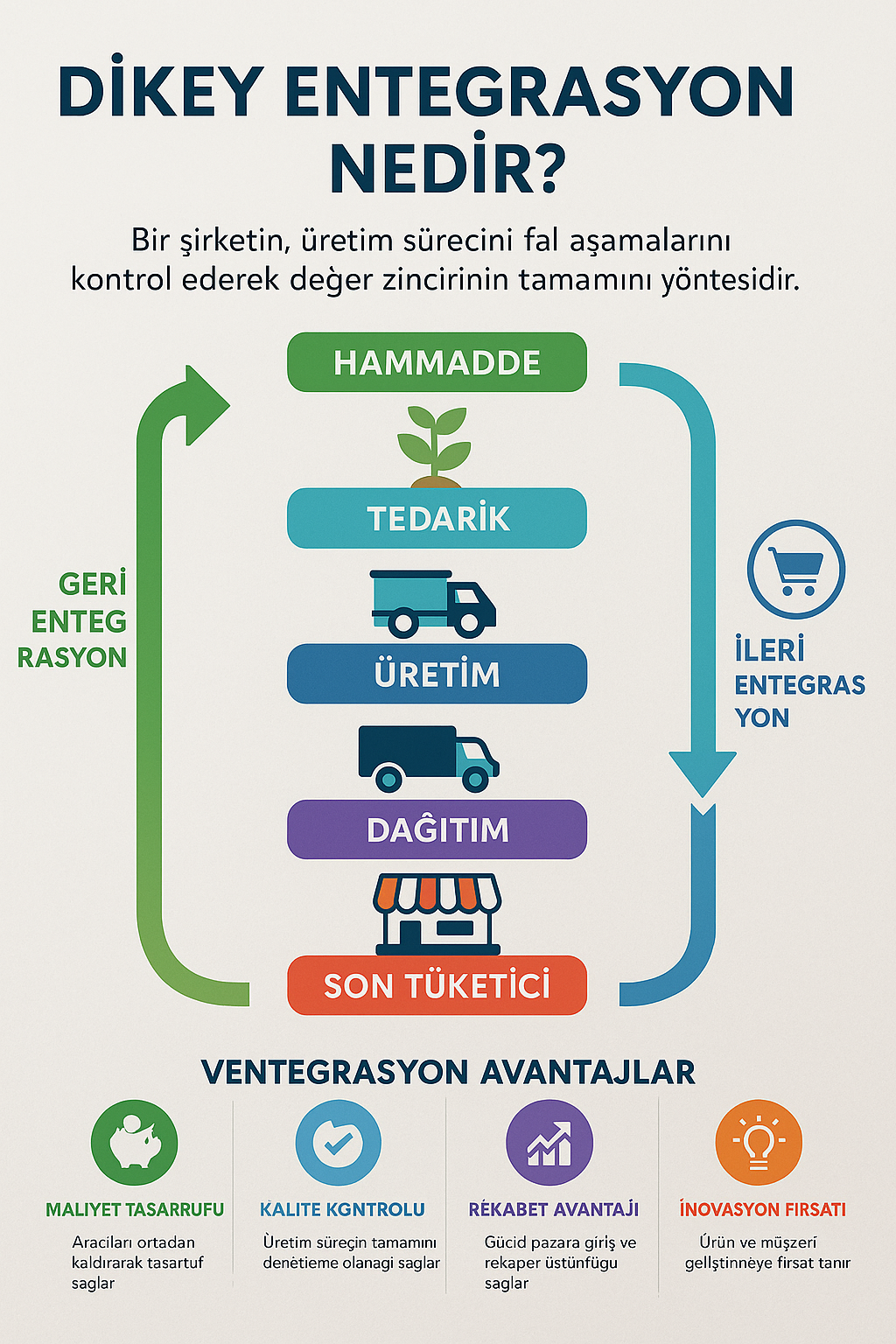 Dikey Entegrasyon ( Dikte Entegrasyon ) Nedir ?